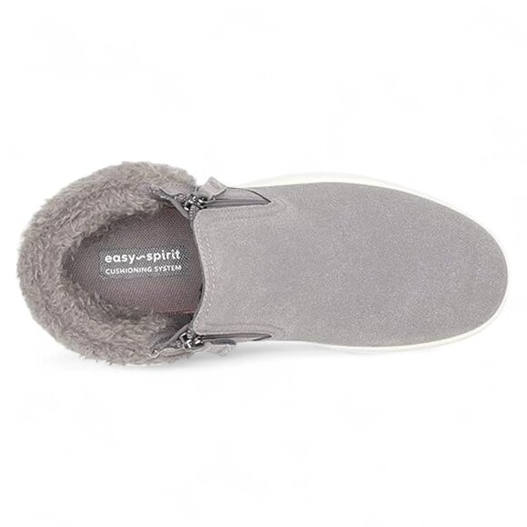 Easy Spirit Womens Elin 3 Faux Leather Double Zipper Ankle Boots - Picture 3 of 5